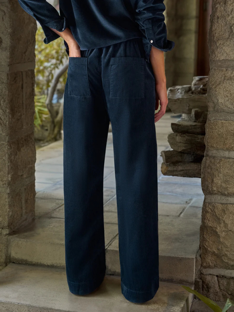 Madeline Corduroy Pant in Classic Navy