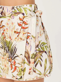 Lorelei Floral Skirt in White