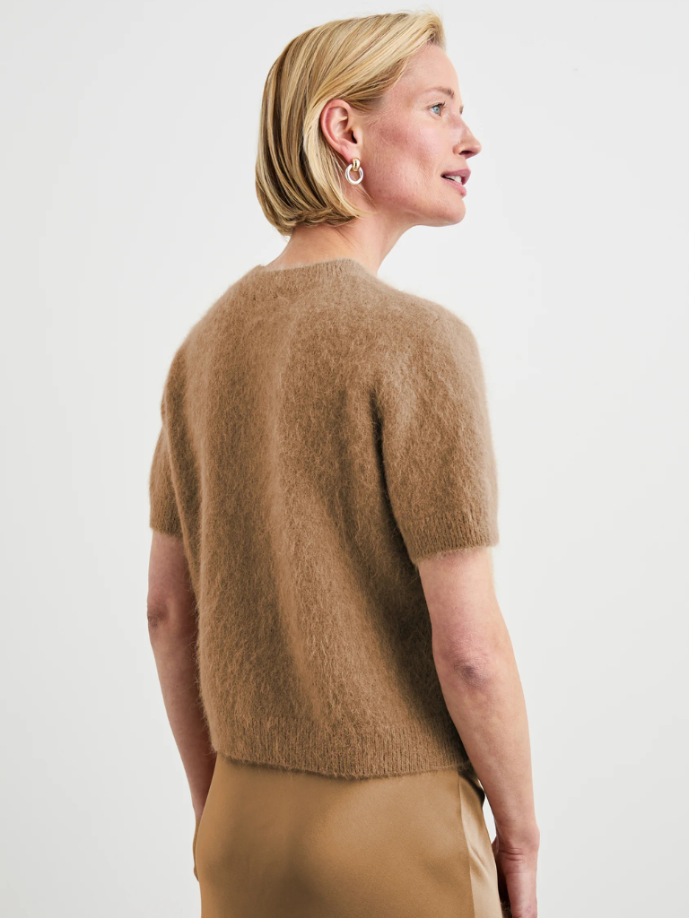 Briar T-Shirt Sweater in Camel