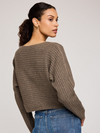 Niko Pullover Sweater in Heather Umber