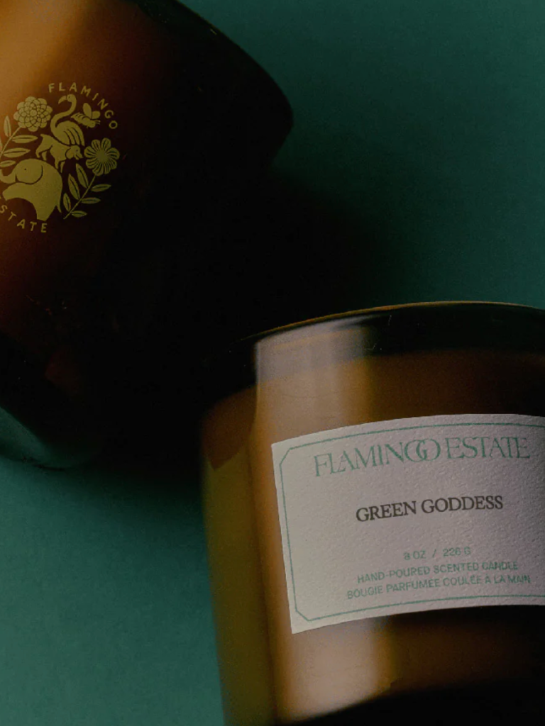 Vegetable Wax Candle in Green Goddess