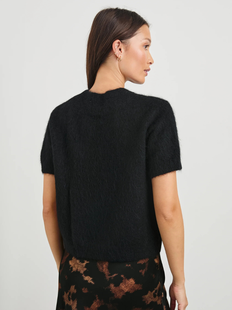 Briar T-Shirt Sweater in Black