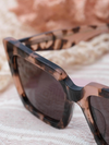 Keera Sunglasses in Coral Tortoise/Dark Smoke