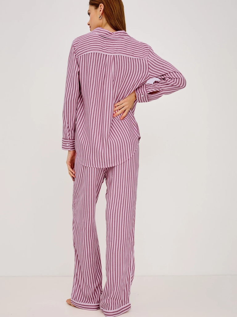Luna Pajama Set in Pink Blush