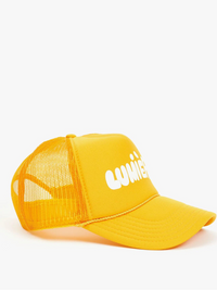 Trucker Hat in Marigold w/White Lumiere