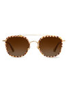 Austin Sunglasses in Caffe Dolce 18K Titanium Polarized