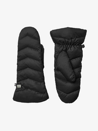 Julia Quilted Down Puffer Mitts in Black