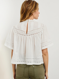 Daisy Top in White