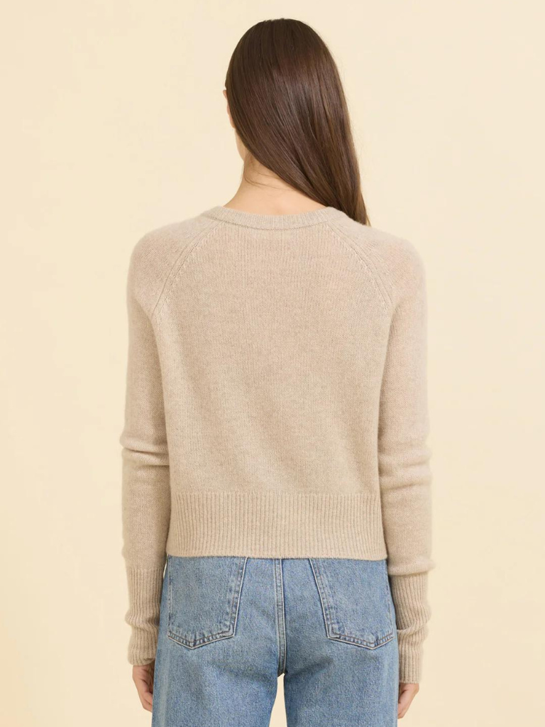 Blakely Cashmere Crewneck in Oatmeal