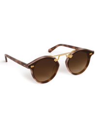 STL Nylon Sunglasses in Matte Blush Tortoise 18K