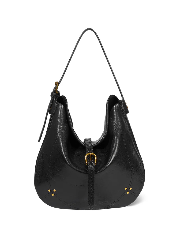 Luis Goatskin Bag in Black