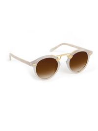 St. Louis Sunglasses in Alabaster 18K