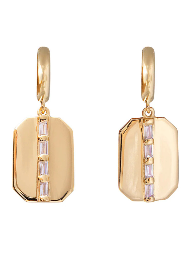 Bermuda Hoops in Gold