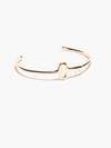 Sculptural Key Cuff in Brass