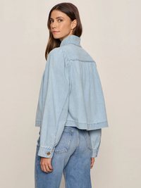 Charlotte Denim Jacket in Whisper