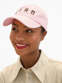Ciao Baseball Hat in Light Pink