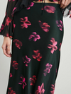 Anya Midi Skirt in Dark Azalea