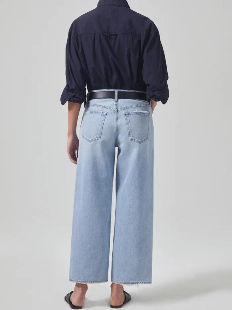 Pina Low Rise Baggy Crop In Cascade