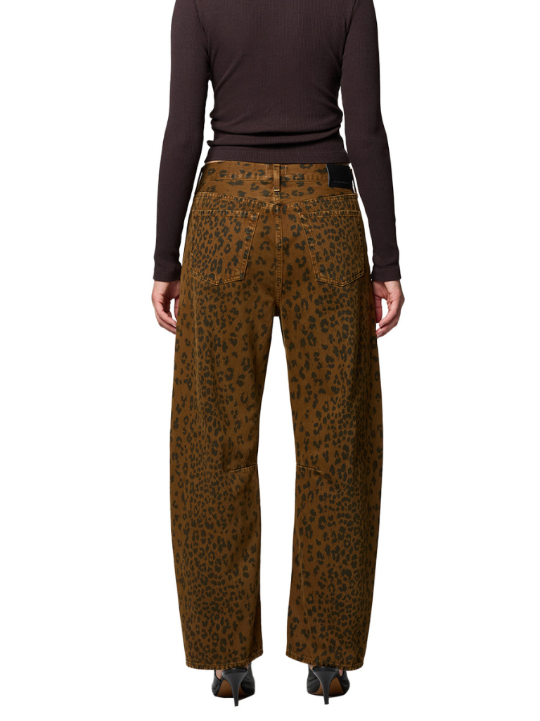 Miro Reworked Jean in Sepia Cheetah