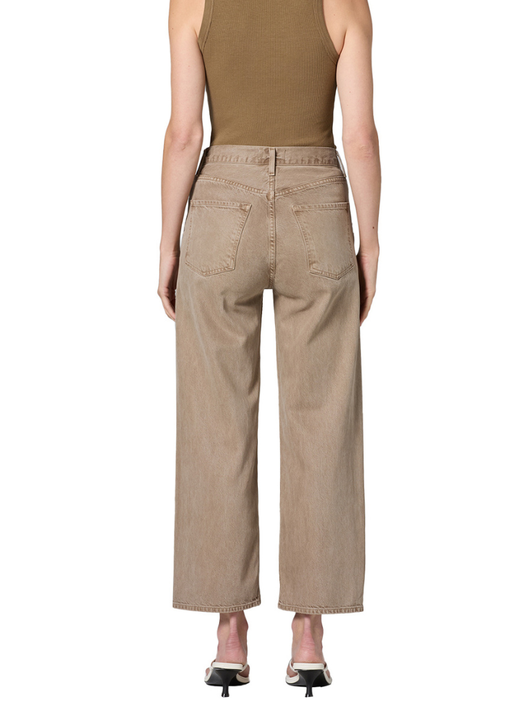 Ren High Rise Wide Leg Jean in Trail