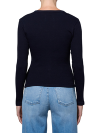 Kari Long Cardigan in Navy