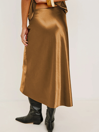 Anya Midi Skirt in Ginger