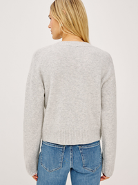 Carre Cardigan in Heather Grey