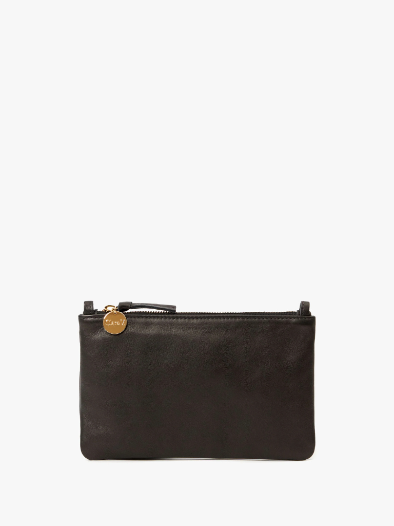 Wallet Clutch w/Tabs in Black