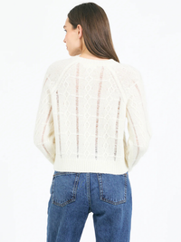 Charlotte Crewneck in Ivory