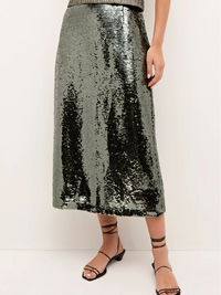 Wray Sequin Skirt in Rosin