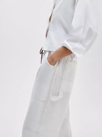 Atlas Linen Pants in White