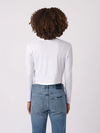 Long Sleeve Babe Tee in White