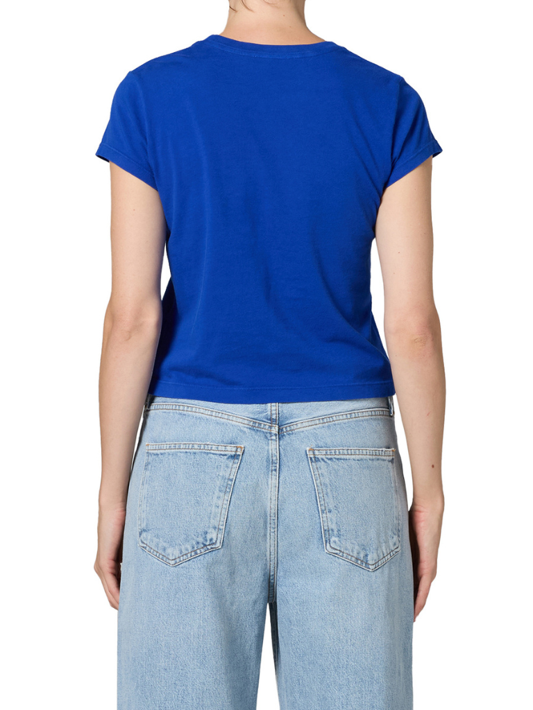 Adine Shrunken Tee in Cobalt