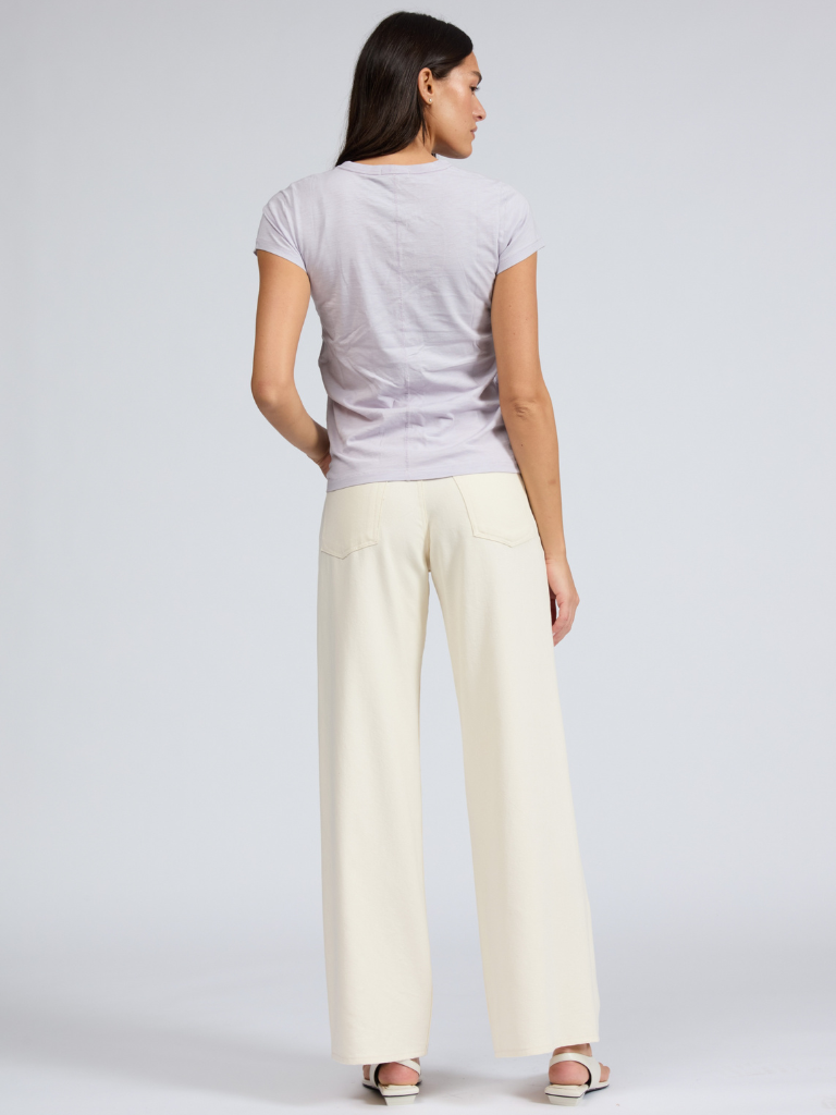 The Slub Tee in Lavender Mist