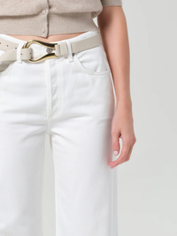 Annina Straight Leg 30" in Soft White