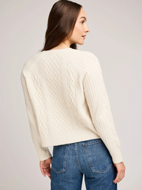 Aspen Pullover Sweater in Cream