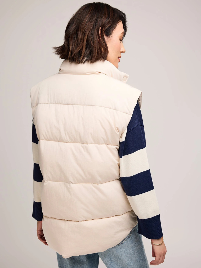 Nora Vest in Cream