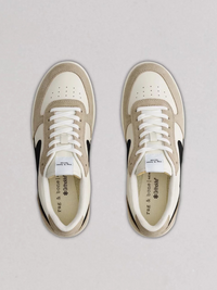 Retro Court Sneakers in Dove/Sand