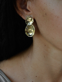Lalo Earrings in Brass