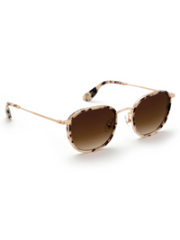 Hyde Sunglasses in Matte Oyster 18k