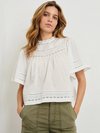 Daisy Top in White