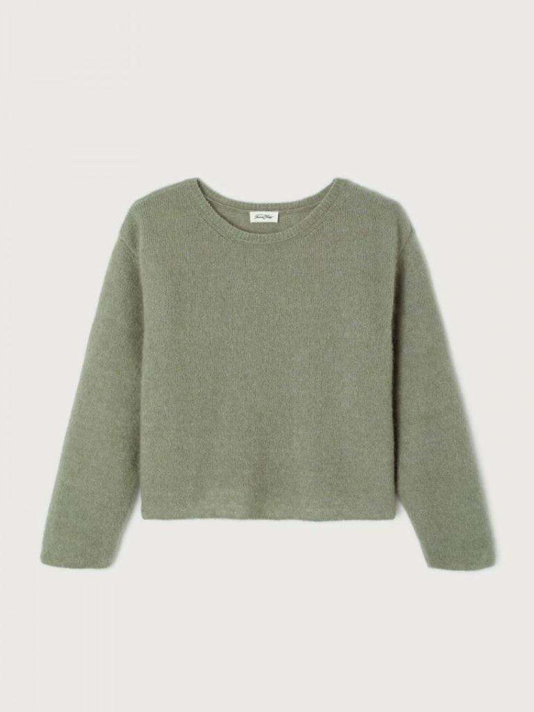 Vitow Boxy Sweater in Khaki