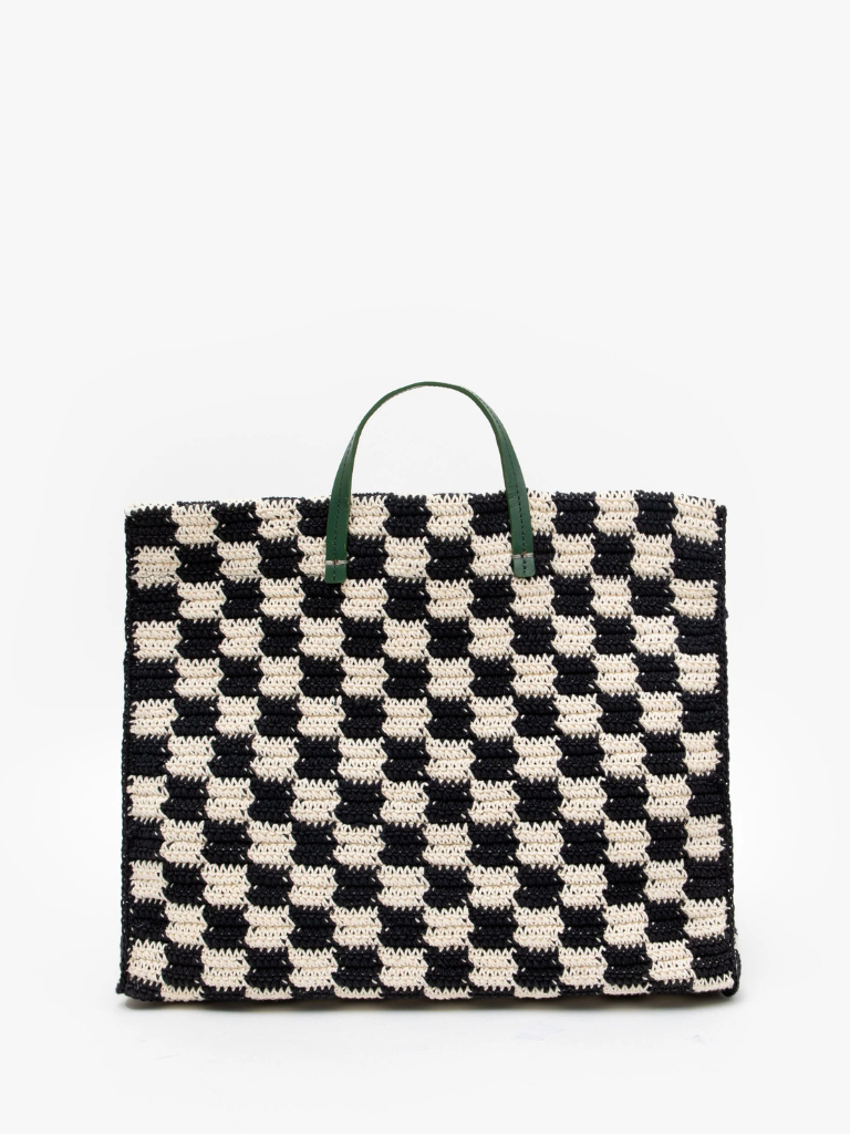 Summer Simple Tote in Crochet Checkers