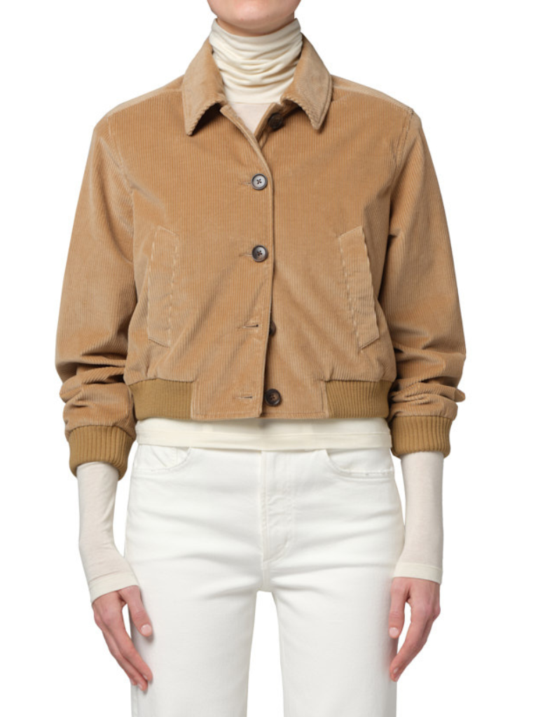 Lola Bomber Jacket in Amber