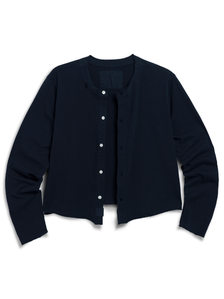 Jackie T-Shirt Cardigan in British Royal Navy