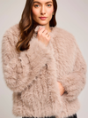 Uma Faux Fur Jacket in Smoke