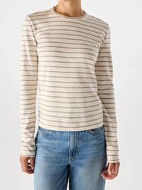 Drew Long Sleeve in Natural/Haze