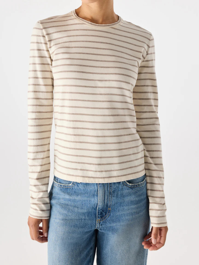 Drew Long Sleeve in Natural/Haze