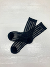 Sheer Bubbles Socks in Black
