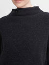 Boiled Funnel Neck Pullover in Heather Charcoal